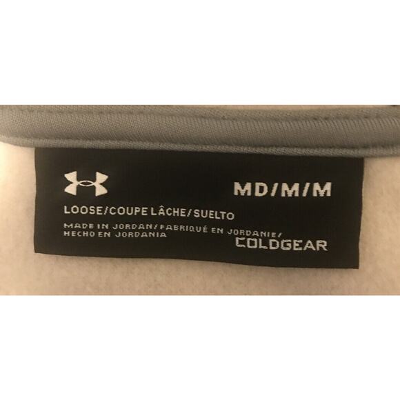 Medium Under Armour Coldgear Loose Fit Gray Womens Hoodie NWT 192006689232 - Picture 8 of 11